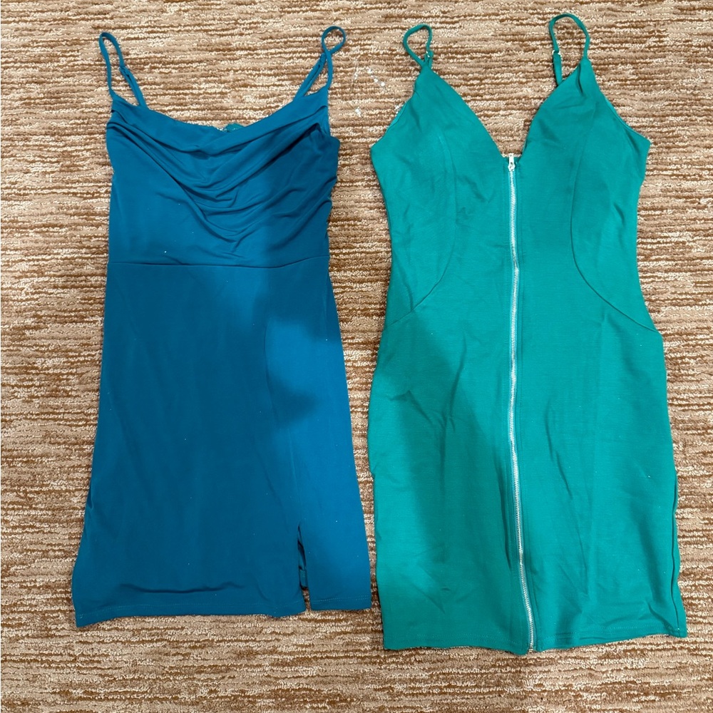 Green Mini Dresses